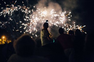 Fireworks at the Front Row for the Fireworks event