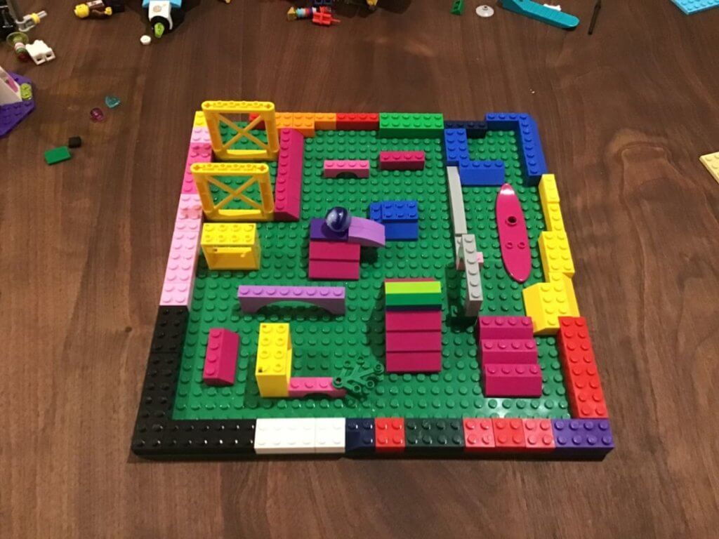 Junior Engineers LEGO display